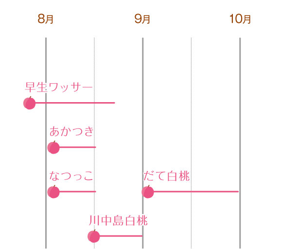 収穫時期チャート